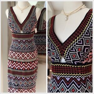 Anthropologie Akemi + Kin Black Embroidered Dress